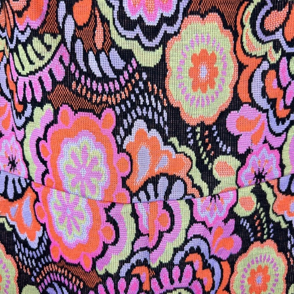 Zara Floral retro Print Women's sleeveless romper size M - Picture 8 of 11